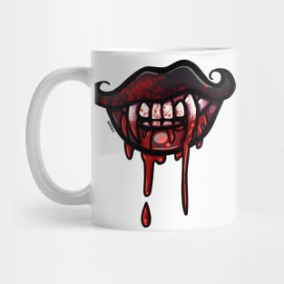 Vampiric Grin (Black Version) Mug